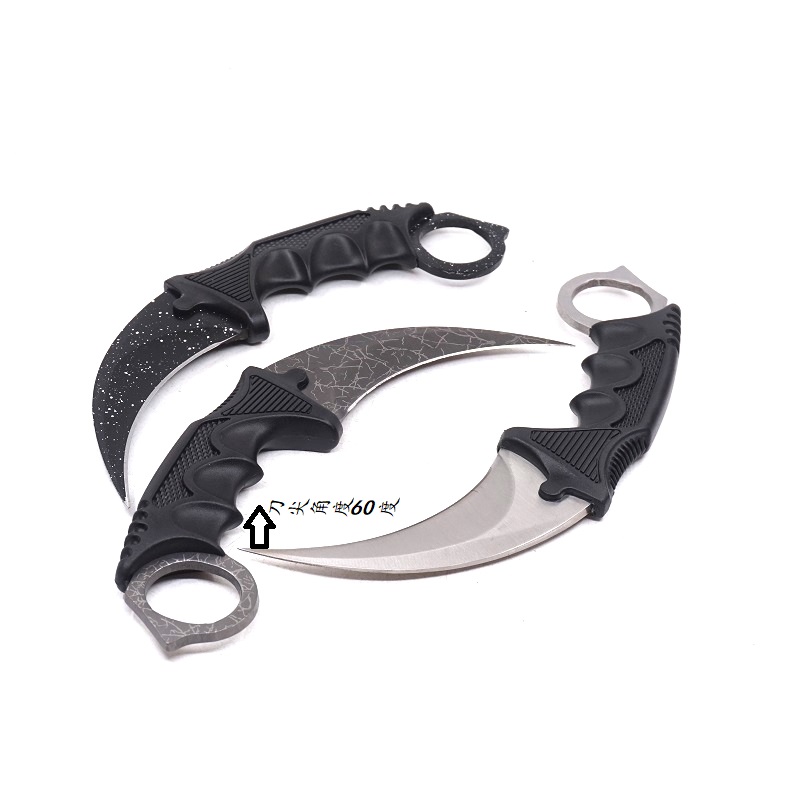 

Counter-Strike Csgo Karambit Knife CS GO Stainless Steel Pocket Survival Knife Camping EDC Tools Fixed Blade Claw Knives Hot Sale