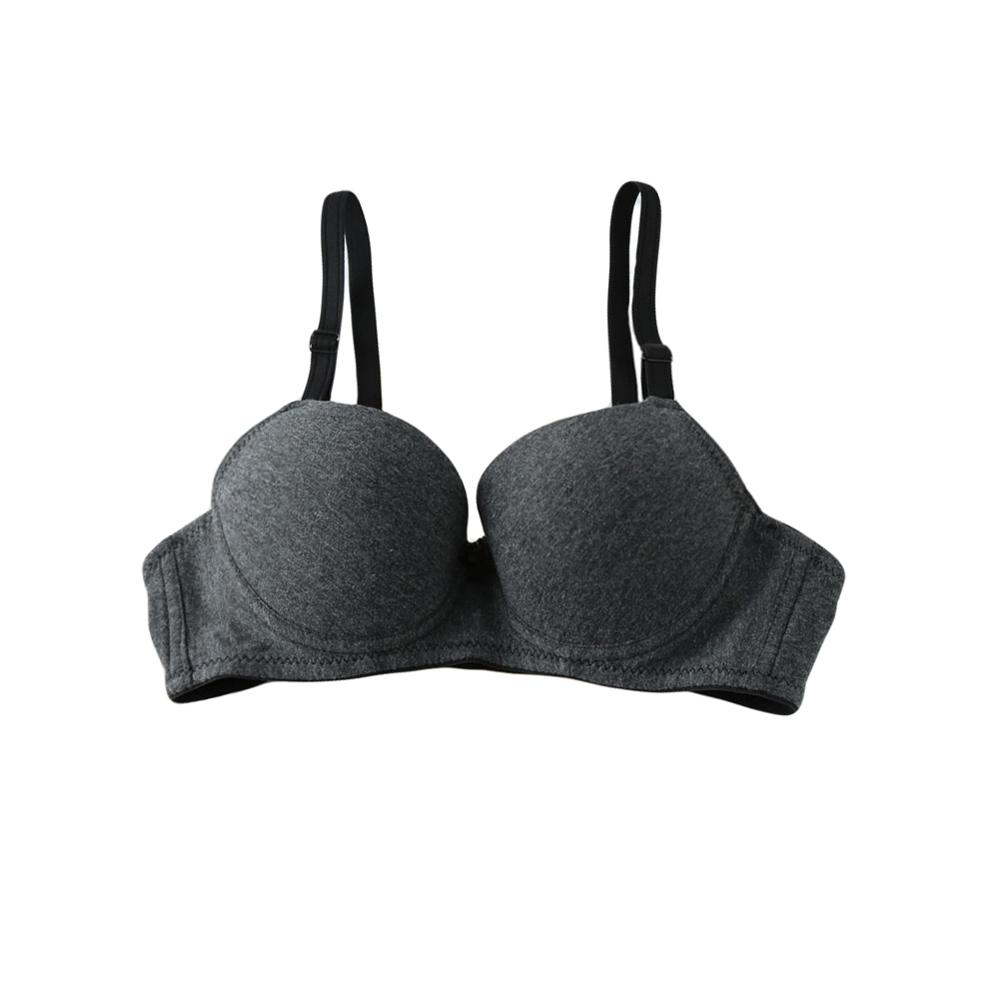 2020 New Sexy Women C Cup Bra 3/4 Cup Thin Light Padded V Neck Seamless ...