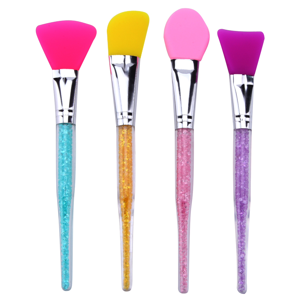 

1Pc Silicone Rhinestone Makeup Brushes DIY Mask Brush Facial Eye Make Up Cream Blending Foundation Concealer Face Cosmetic Tool