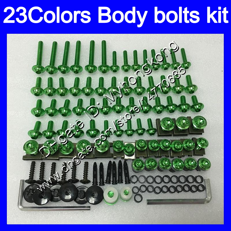 

Fairing bolts full screw kit For KAWASAKI 650R ER-6F 06 07 08 ER 6F 06-07 ER6F 2006 2007 2008 Body Nuts screws nut bolt kit 25Colors, No.12