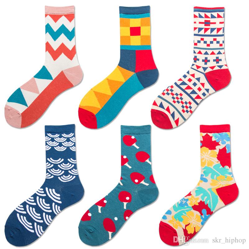 colorful athletic socks