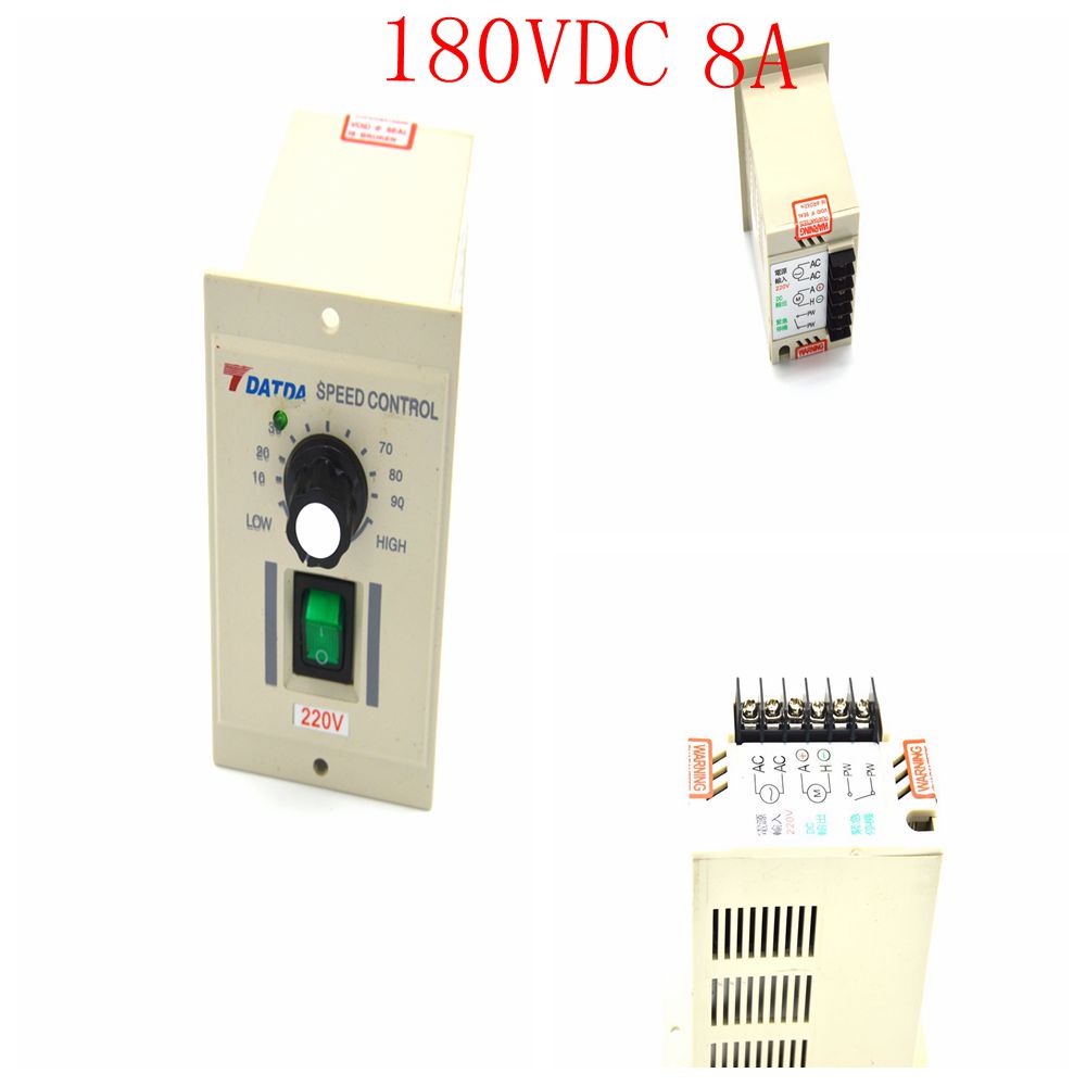 

180VDC motor motor speed controller AC 220V input DC 180V output green I / O switch