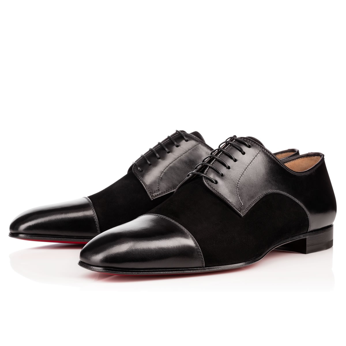 Élégant Gentleman Rouge Fond De Luxe Designer Haut Daviol Sneakers Hommes Plats Mesh de Haute Qualité Casual Business Wedding Party Robe Taille 3