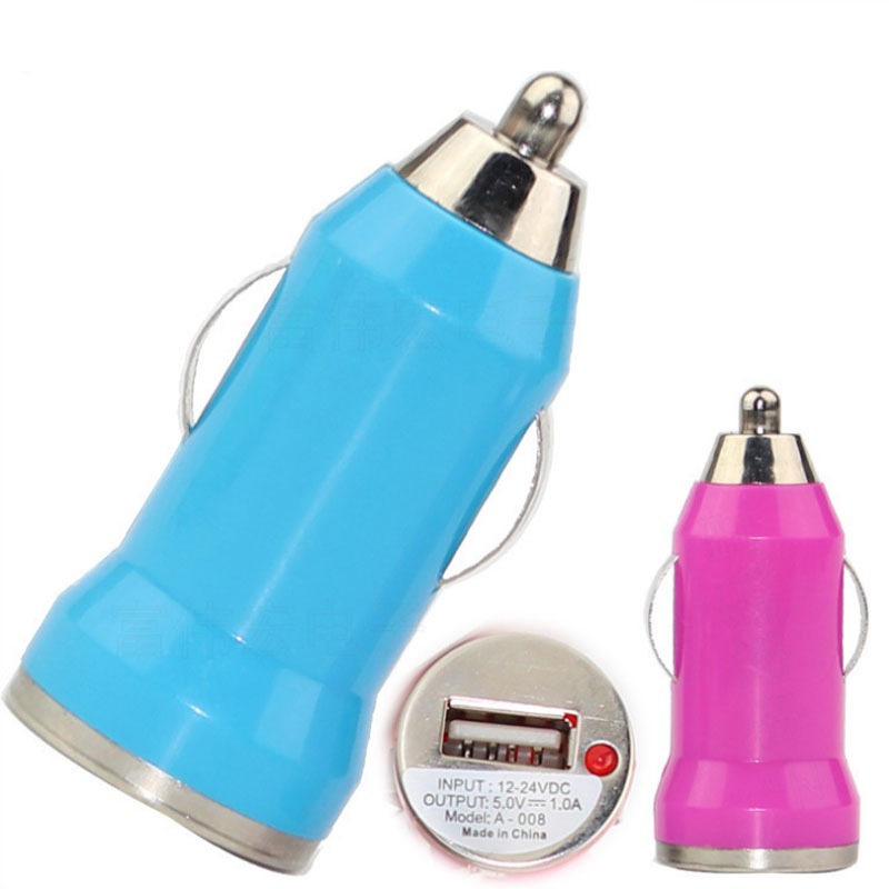 

Bullet DHL Color USB Car Mini & Phone Chargers Cell Smartphone Free 1A Shipping Wkvhq