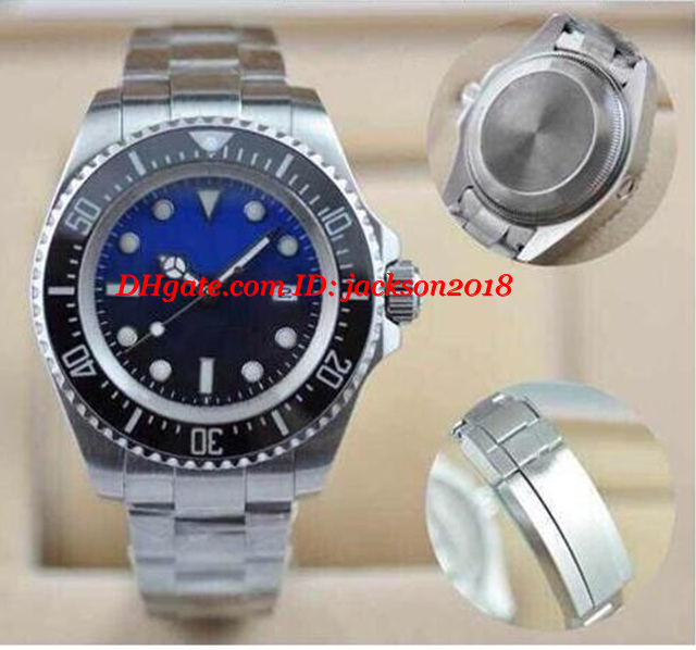 

luxury watches christmas gift mens watch wristwatch 116660 ceramic bezel stainless steel bracelet automatic d-blue quality, Slivery;brown