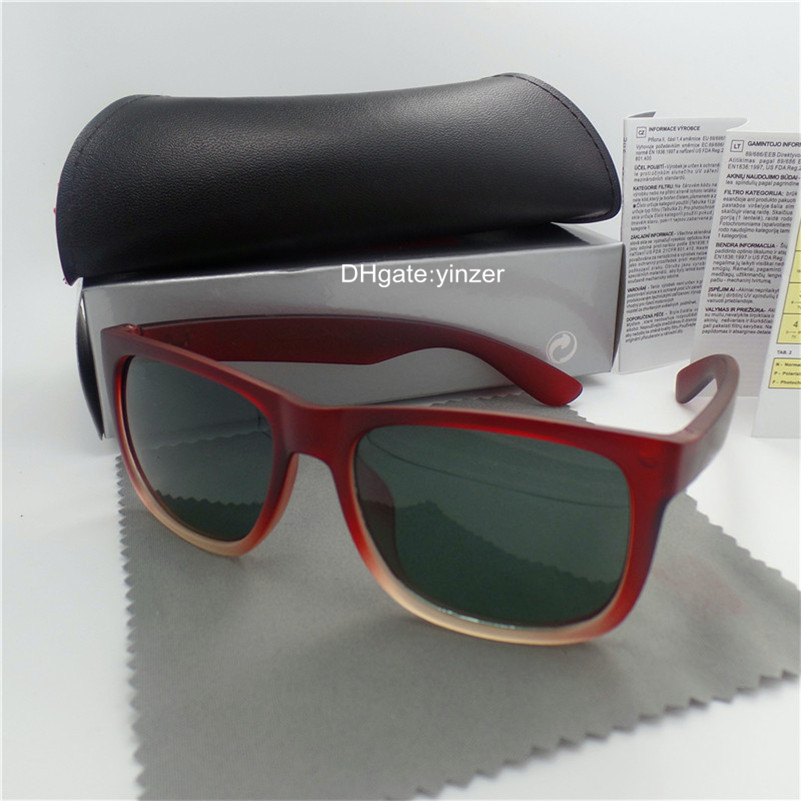 

Gradient Frame Sunglasses Men Women Sun Glasses 54MM Unisex UV400 Protection Retro Eyewear Branded Designer Male Eyewear with Case Box Set