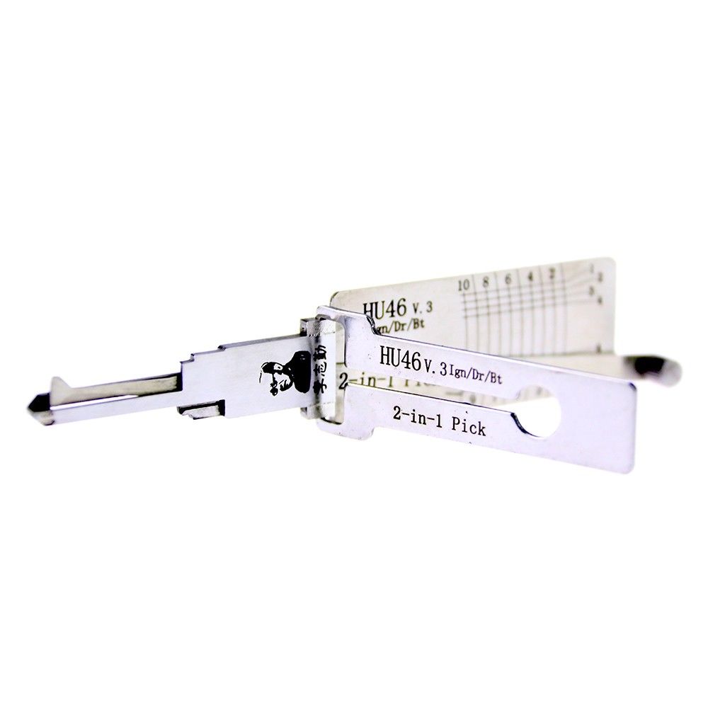 

Original LISHI v.3 2 In 1 Buick HU46 3-IN-1 Lock pick for ignition lock door lock and decoder used for Opel, Antara, Sail