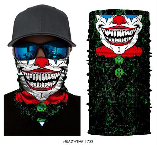 5x Multi-Purpose Bandana Tube Camo Skull Mexico Flag Face Mask Neck Shield Snood