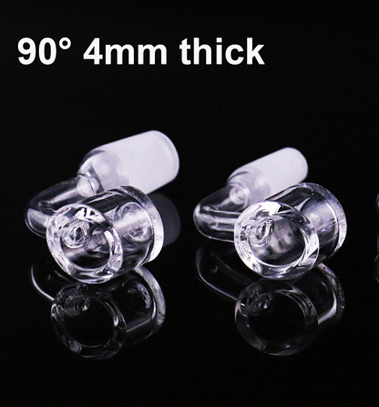 

4mm thick quartz banger adapter for Hookahs glass bong oil rigs wholesale domeless nail 10mm 14mm 18mm male and female 100% real