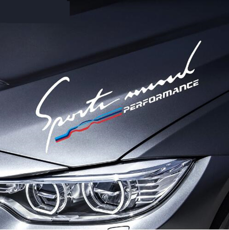 2017 New Style Car Styling Stickers Sports Performance Car Stickers Reflective Lamp Eyebrow Decor For bmw e46 e39 e90 f30 f10 X5