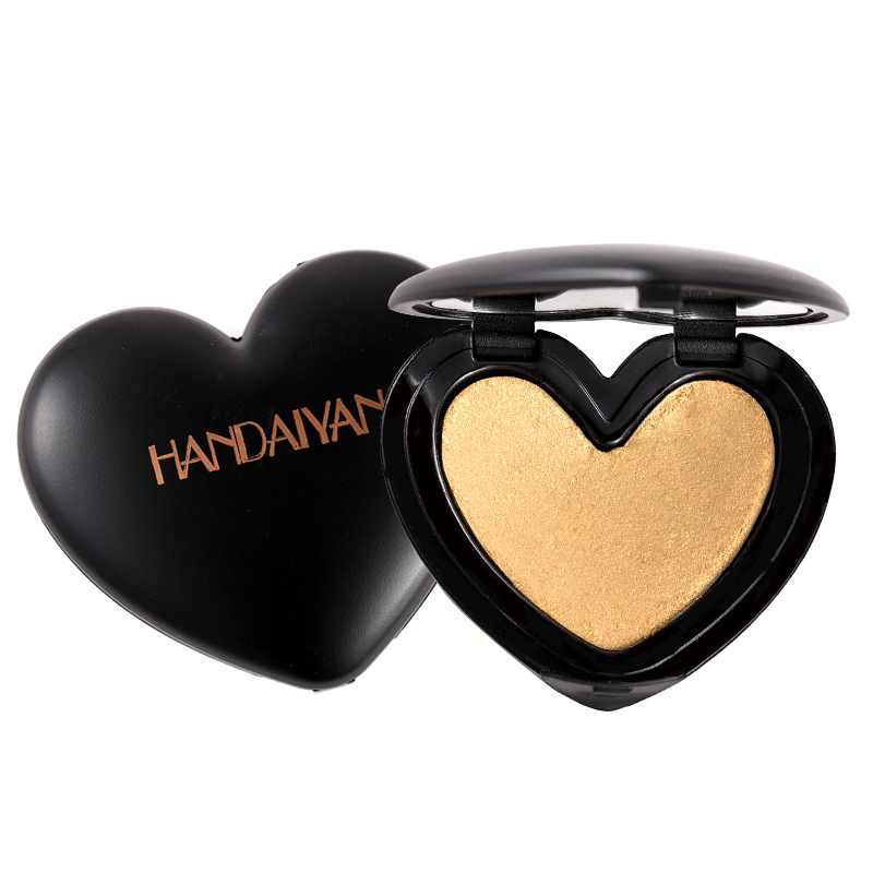 HANDAIYAN Shimmer Highlighter Powder Baking Love Heart Shaped Face Highlighters Popular Branded