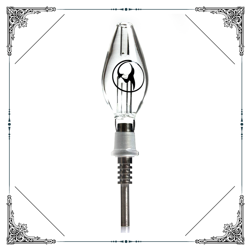 

Mini Nectar collector with a titanium nail dab straw nectar collectors replacement tip 14mm female joint for glass bongs dab oil rigs