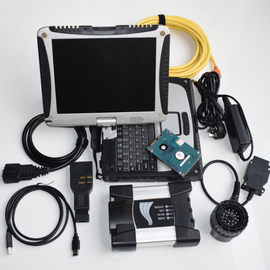 

2021.12v for bmw icom next a b c diagnostic programmer tool with laptop cf-19 i5 toughbook (4gb) ready to work