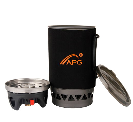 

APG 1400ml portable Hiking camping gas stove burners system and flueless cooking