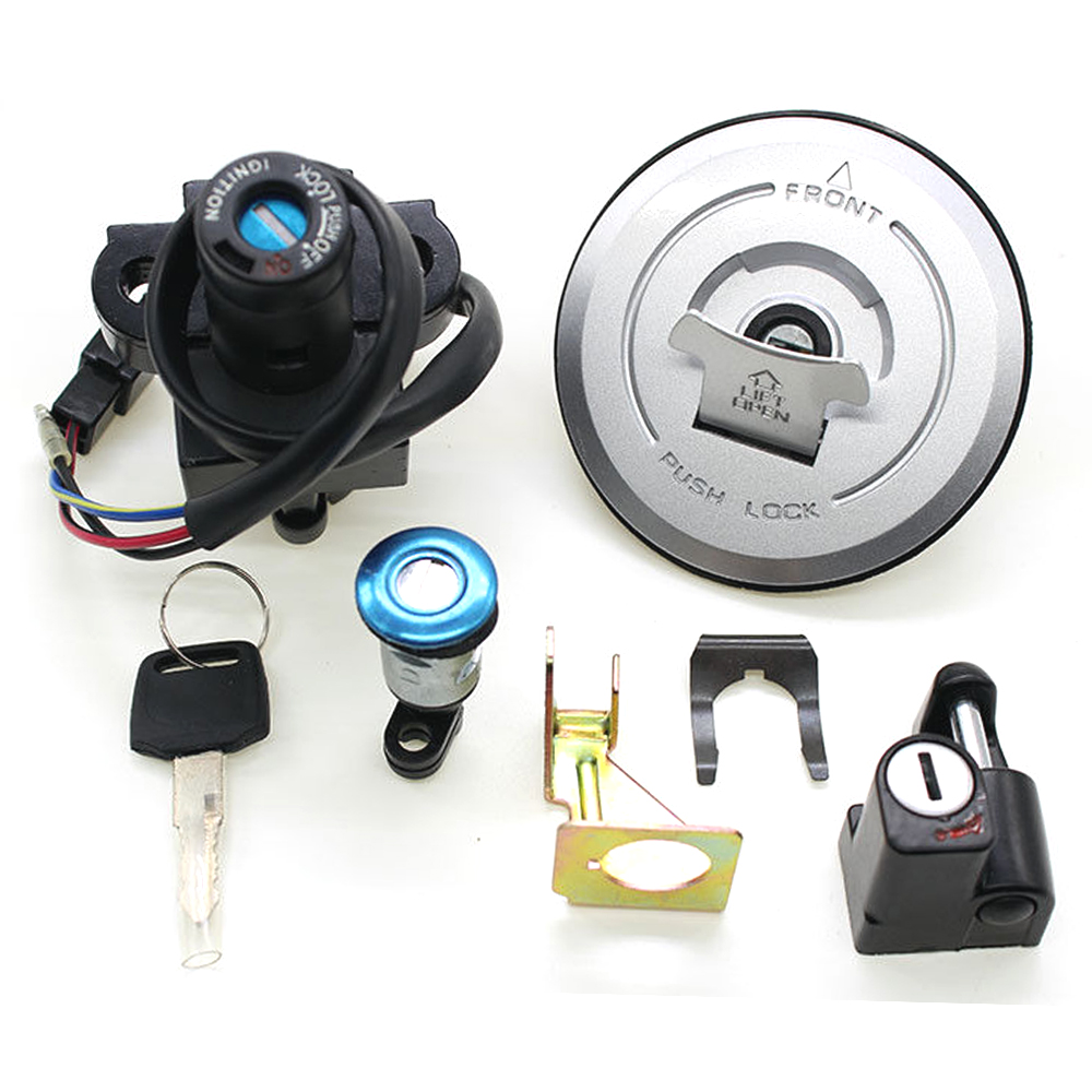 

New Ignition Switch Fuel Gas Cap Seat Lock Key Set For Honda CBR250R 2011-2013