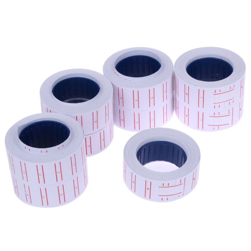 

10x Paper Tag Price Label Sticker Single Row for MX-5500 Price Gun Labeller 21mmX12mm PTSP