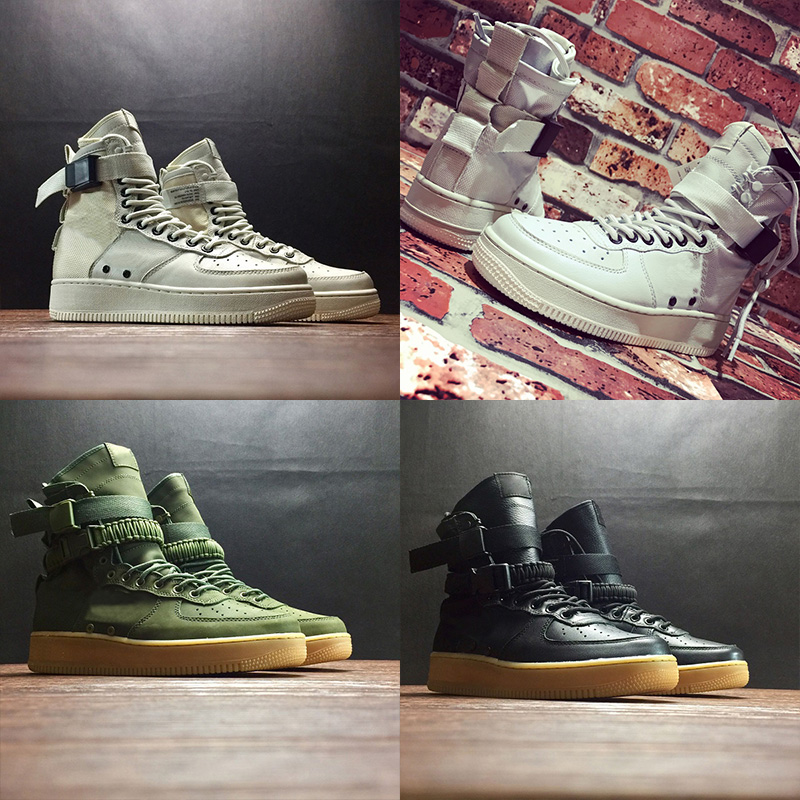 nike air force botas marrones