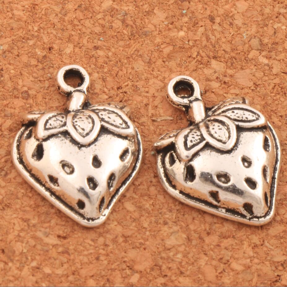 30pcs Heart charms silver tone Mini Heart Connector Link 8x15mm