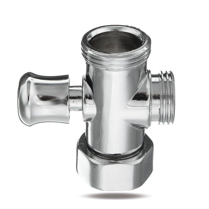 3 Way Shower Diverter Valve 3/4'' 1/2'' BSP T-adapter Valve Connector for Bathroom Toilet Bidet Shower Head Bathroom Accessor-image-416862961