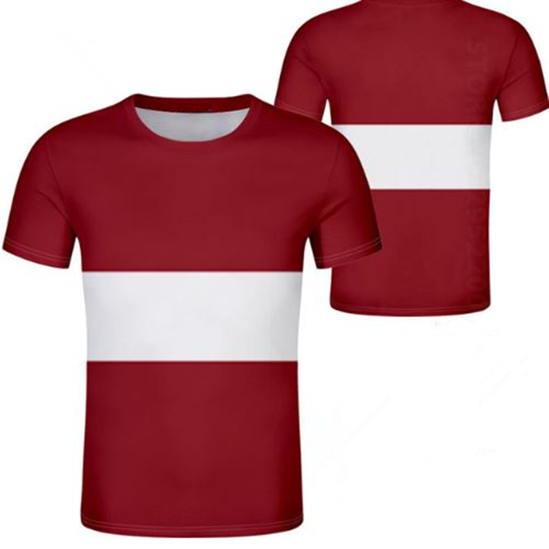 

Latvia Kenya Unisex youth student boy custom made name number t shirt National flag personality trend wild couples casual t shirt clothes, 1007