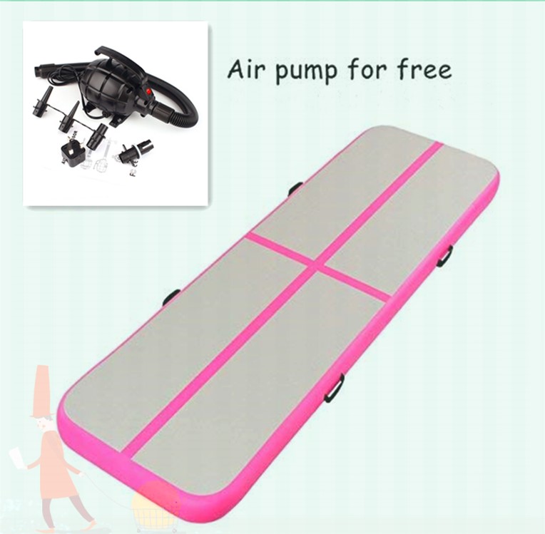 

3x1x0.1m inflatable gymnastics airtrack tumbling air track floor trampoline for home/use/training/cheerleading