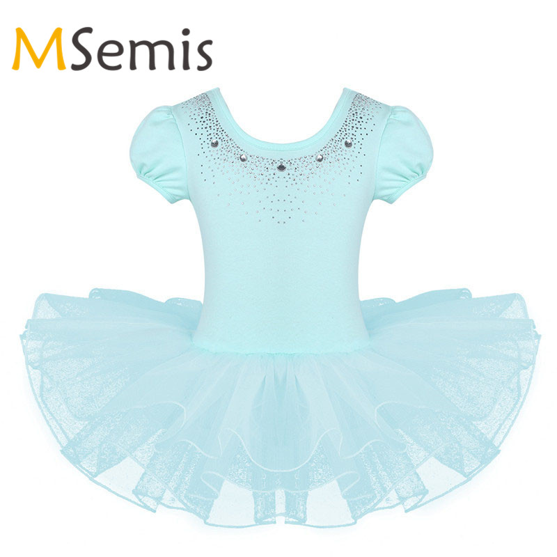 FONLAM Girl Ballet Leotard Ballerina Dress Sequined Camisole Ballet Tutu Dress Leotard for Girl Kid