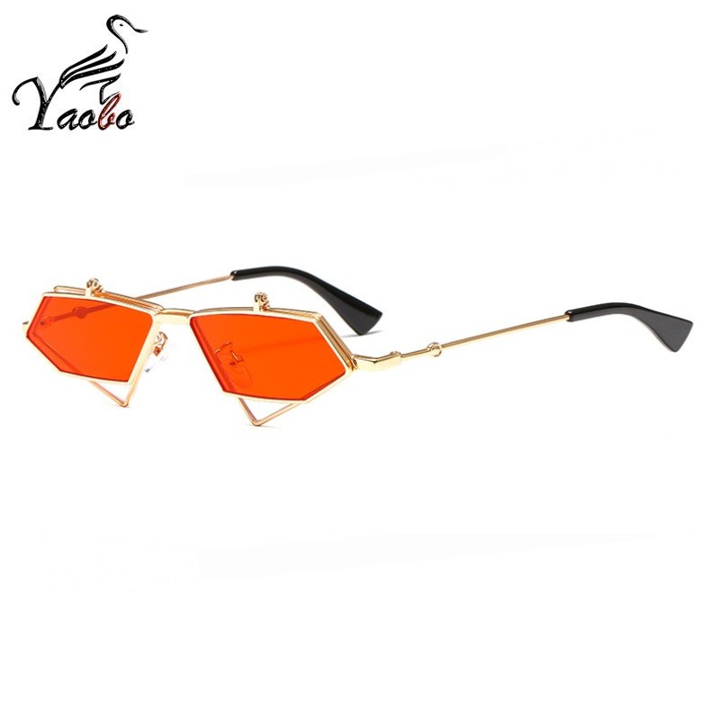 gafas de sol cristal rojo