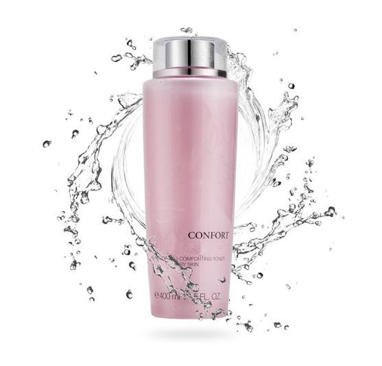 

02 New Coming TONIQUE Confort Re-Hydrating Comforting Pink TONER for dry skin deep Moisturizing 400ml/pcs free shopping