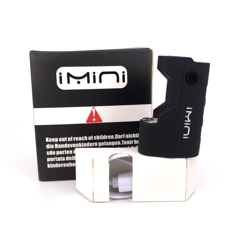 

Newest Imini Mod Kit Vape battery Thick Oil Vaporizer Liberty V1 Tank 500mAh Box Mod for 0.5ml 1.0ml Vape Cartridges, Black and white