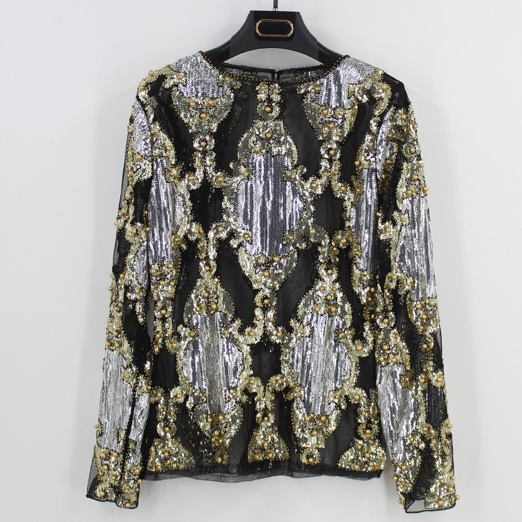 blusas de lentejuelas 2018
