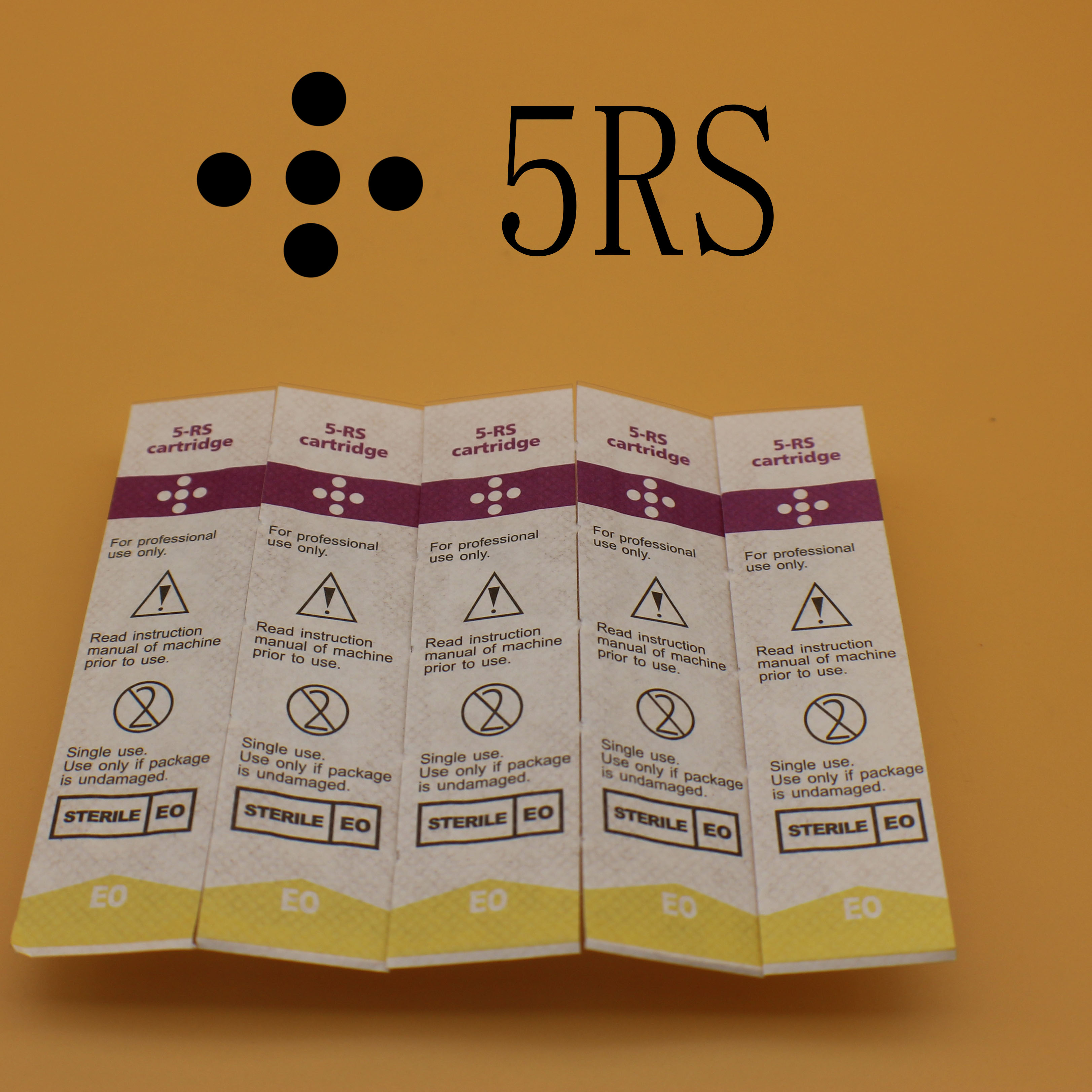 

50pcs/lot 5RS Cartridge Needles Disposable Sterilized Tattoo Permanent Makeup Needles For Nouveau Tattoo machine Gun