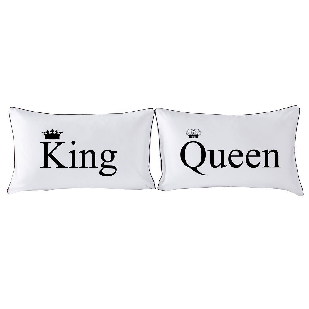 Shompe Couples Pillow Case Wedding Anniversary Gift His And Her