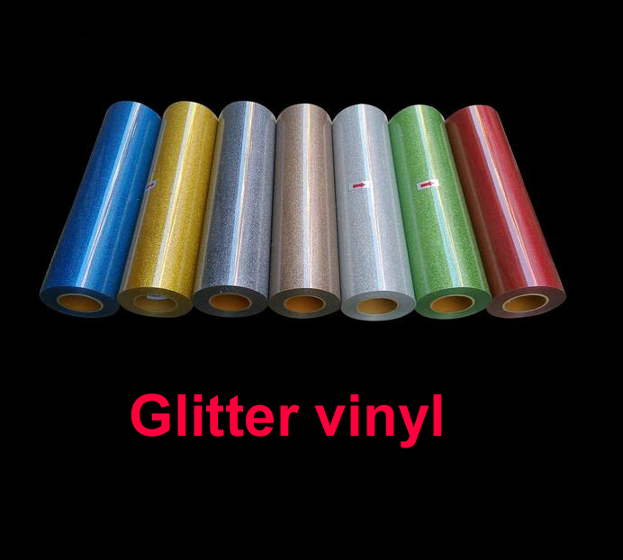 

1 sheet 30cmx100cm (12"x40") Glitter vinyl for heat transfer heat press cutting plotter Made in South Korea