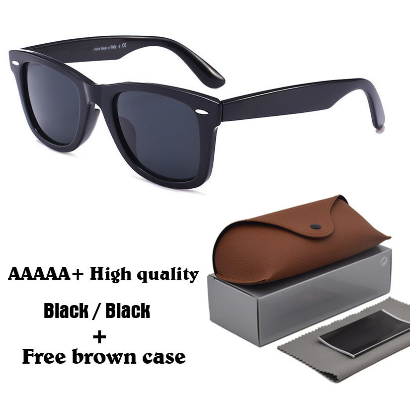 

Top Quality Fashion Men Women Sunglasses Brand Designer Metal hinge Glass lens Plank frame Sport Vintage Sun glasses With box and cases