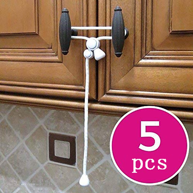 

1pack Baby Safety Cabinet Lock Child Safety Cabinet Door Lock Home Belt Door Rope Rope Buckle
