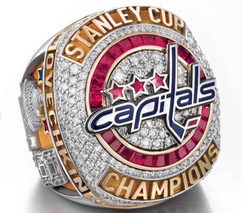 

2018 Washington Capitals Stanley Cup Championship ring Fan Men Gift Wholesale Drop Shipping