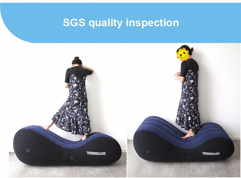 Toughage Portable Inflatable Luxury Pillow Chair Adult Sex Bed Helpful
