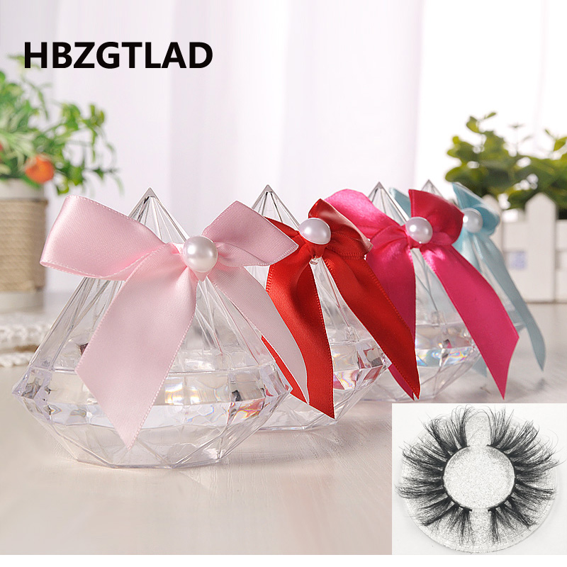 

NEW 25mm False Eyelashes10/20/30pcs Transparent Packaging Box 3d mink eyelash private label custom box eyelashes vendor make up