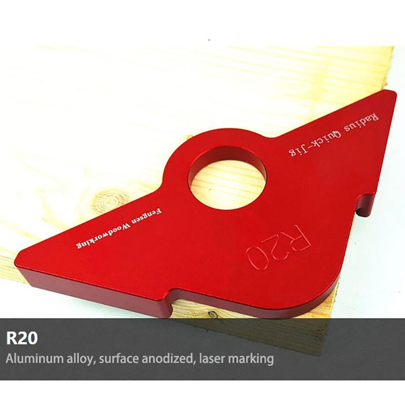 

R20/30/40 Trimming Engraving Machine R Angle Round Corner Round Arc Woodworking Semicircle Quick Positioning Template Tools new