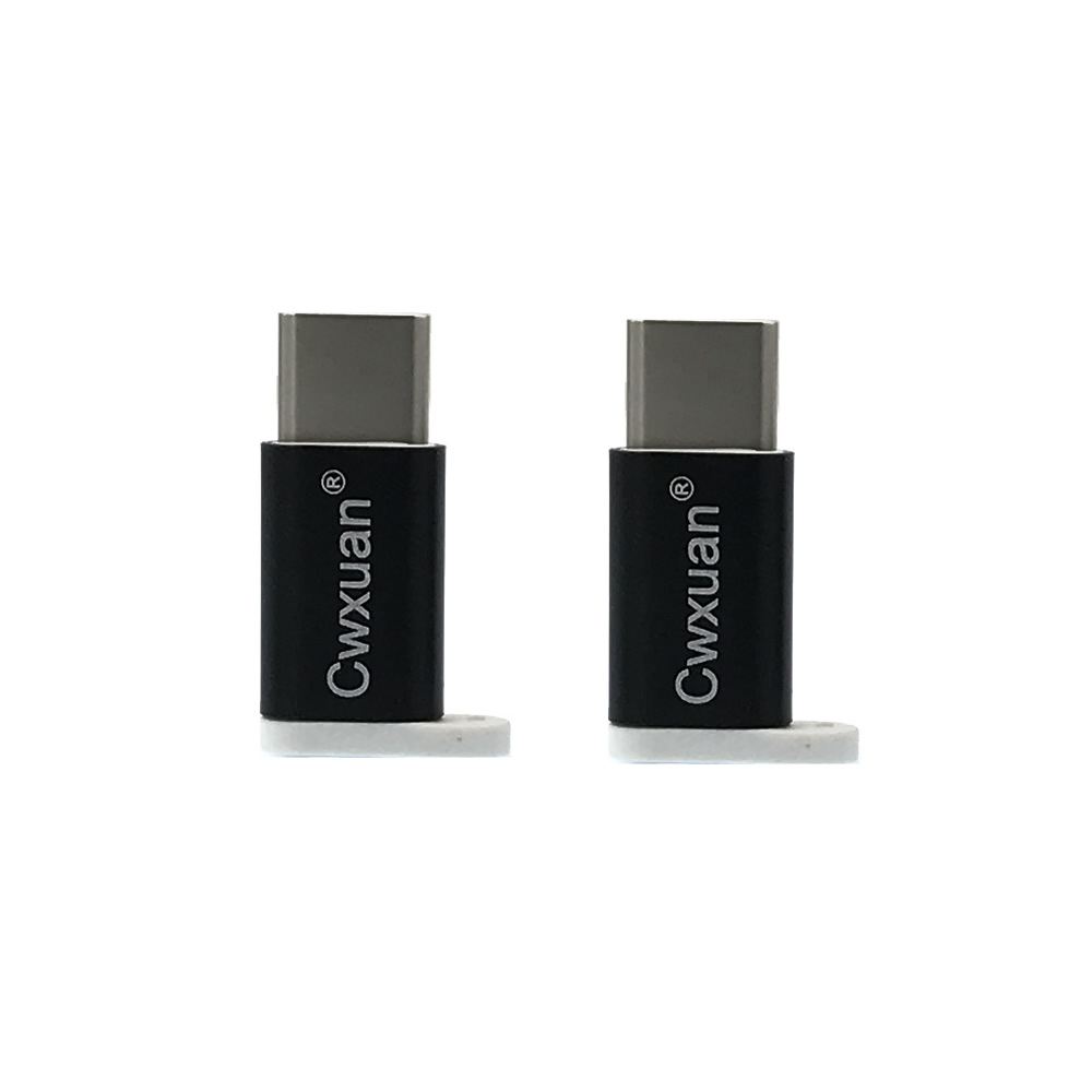 

Cwxuan USB 3.1 Type-C Male to Micro USB Female Adapter (2PCS, Black