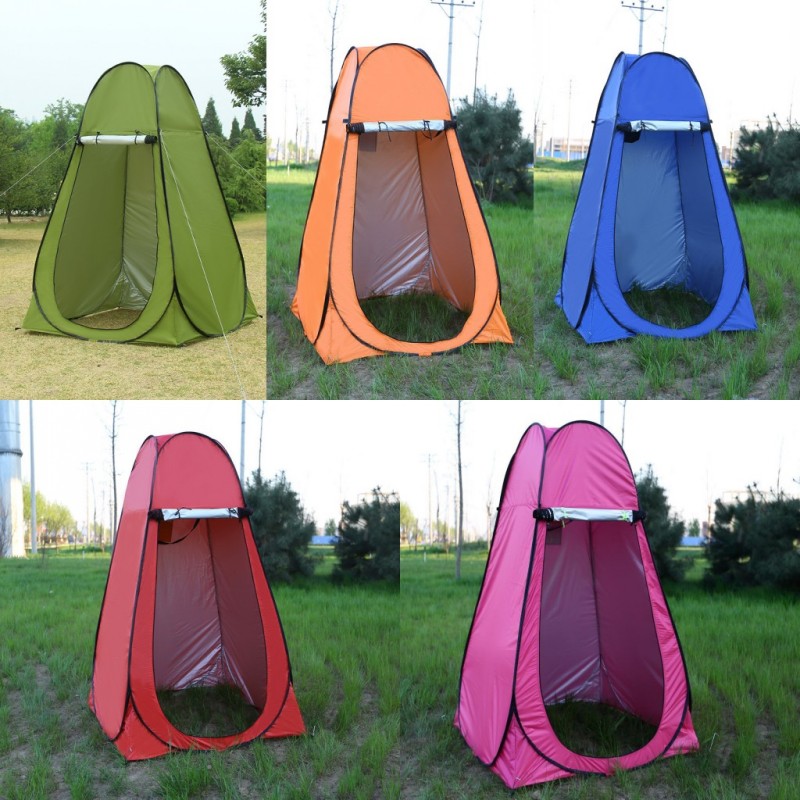 Ohhome Portable Tente De Plage Douche en Plein Air Bain Tente Cabine dessayage Camping Intimit/é Toilette Abri Tente De Plage avec Sac De Transport