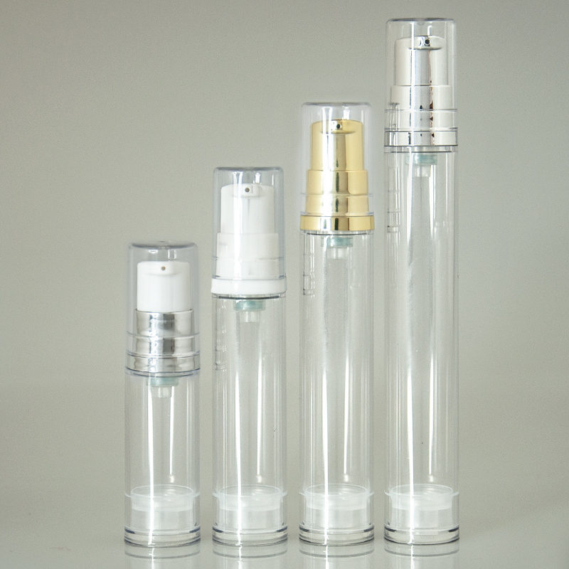 

5ml 10ml 15ml Empty Pump Plastic Bottles Vacuum Pressure Emulsion Bottle With Lotion Pump On Travelling Fast Shipping F3812