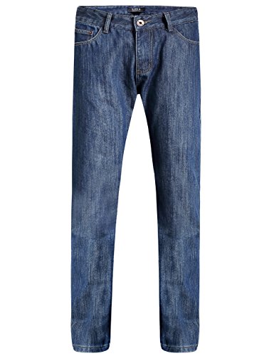 

Men's Regular Fit Straight Leg Thermal Heavy Fleece Lined Denim Jean, As pic