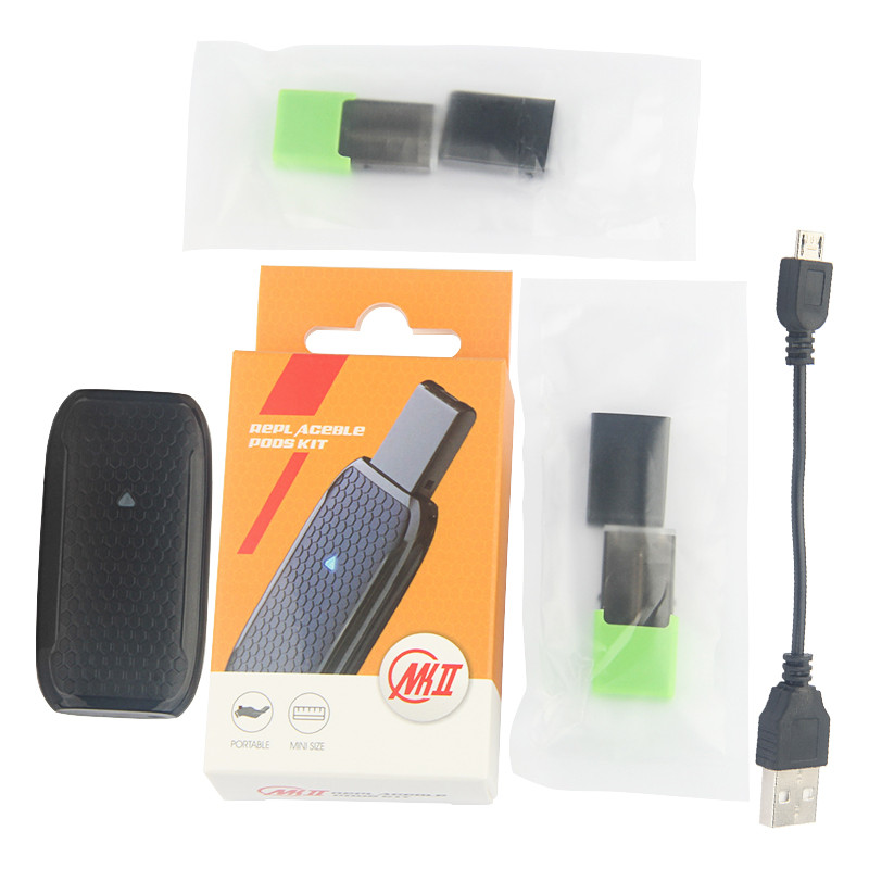 

1pcs MK II 350 mAh Vape Pen Battery with 1ml Empty Pods Starter Kit fit Device Cartridge, Multi