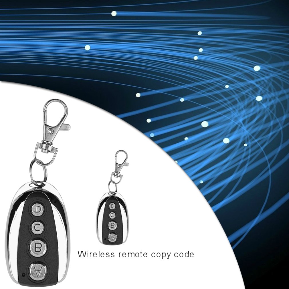 Universal 433.92M Metal Wireless 4 Key Garage Door Universal Copy Remote Control