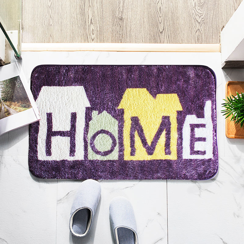 

Modern Bathroom Rug Anti-slip Bedroom Indoor Mat Animal Print Rug Area Imitation Cashmere Soft Rectangle Decoration Carpet