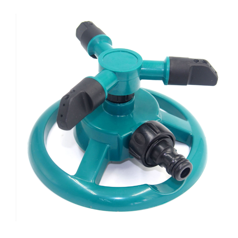 

Garden Sprinklers Automatic Watering Grass Lawn 360 Degree Rotating Water Sprinkler 3 Arms Nozzles Garden Irrigation Tools, As picture