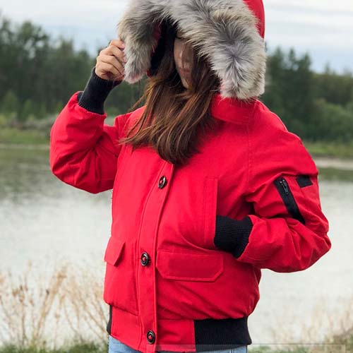 

Fashion Winter Down Bomber Parka Women Classic Warm Parkas Hooded Jackets Zippers s32 Female Outdoor Coats High Quality, Pink