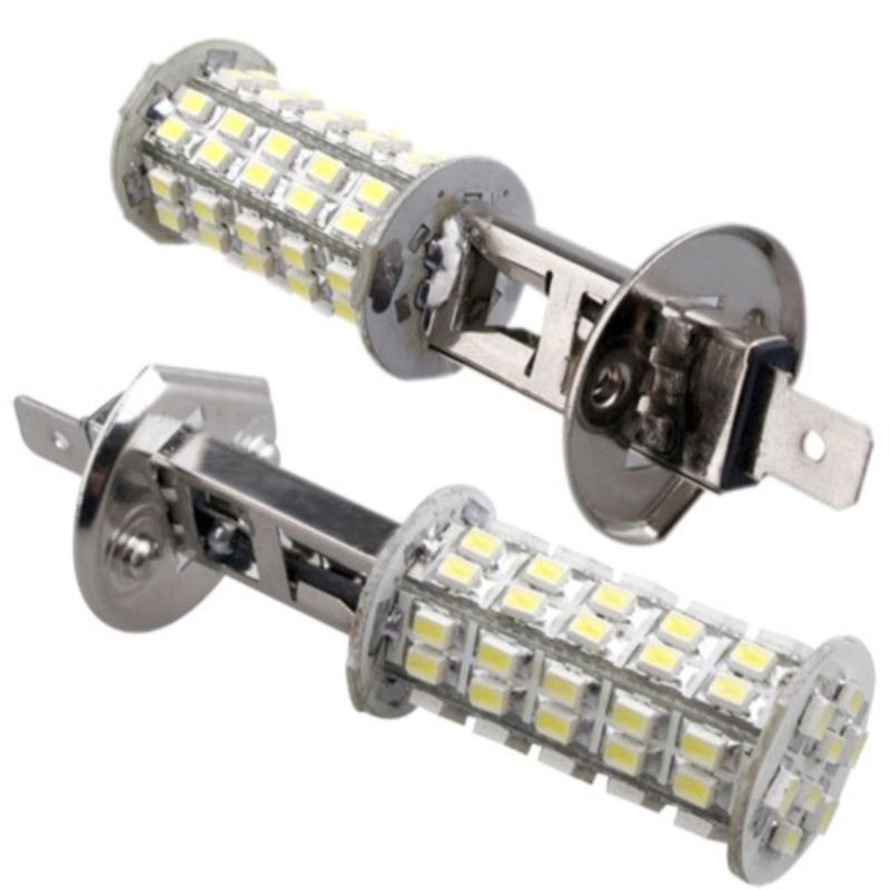 

2X H1 BULB LAMP SMD 68 LED WHITE 5500K FOR CAR