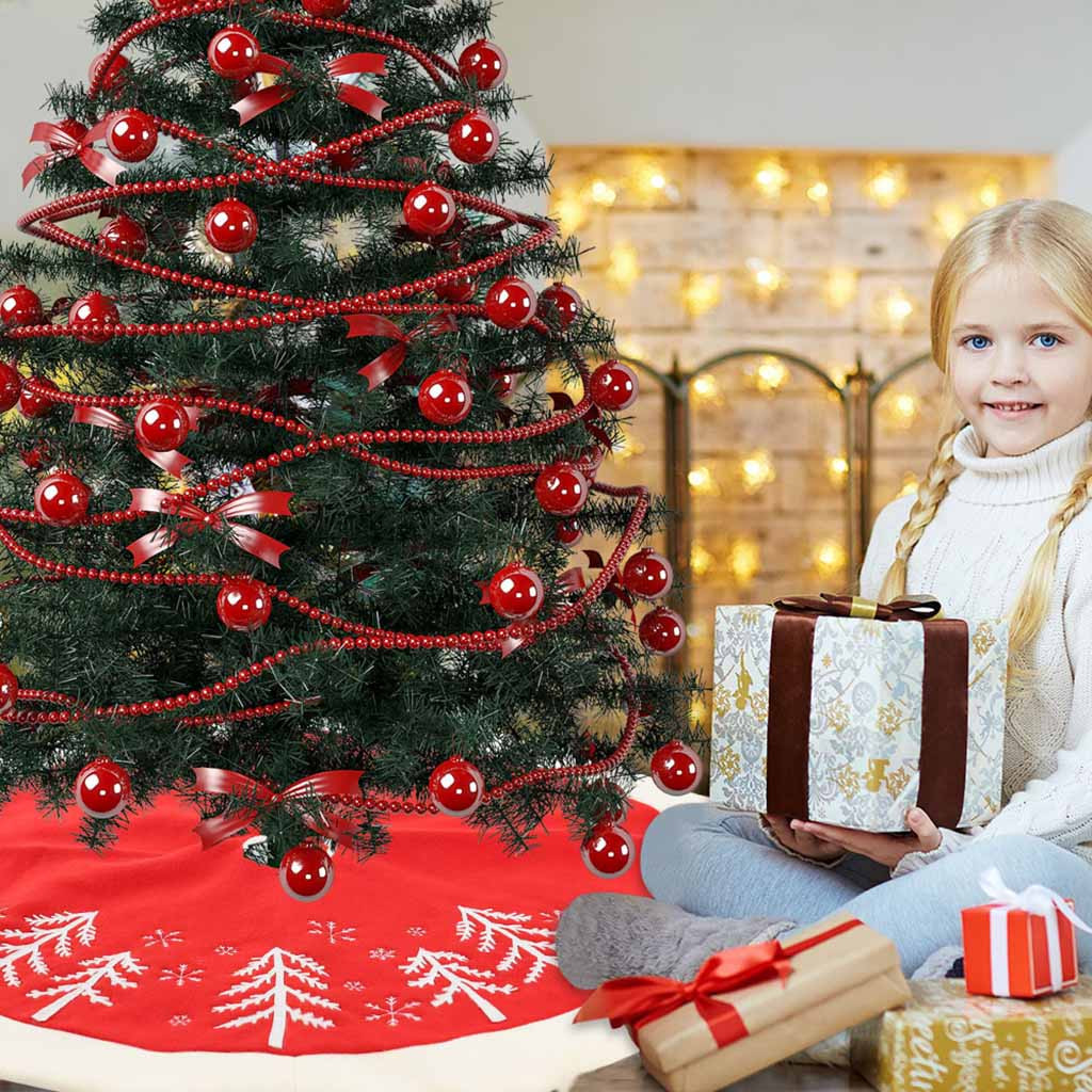 

Merry Christmas Tree Skirts with Bandage Blanket Carpet Natal Gift New Year Decoration Christmas Decorations for Home Tree Skirt